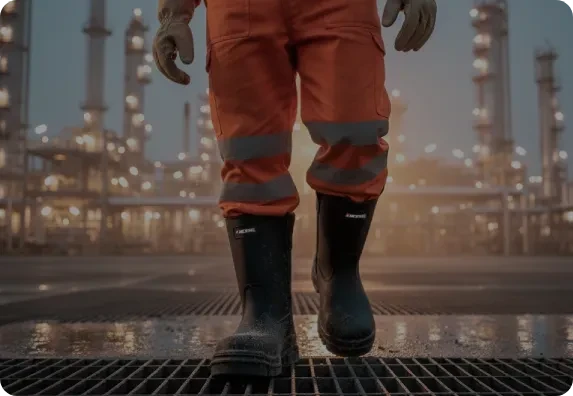 Protegete con calzadode seguridad